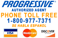 Progressive Authorized Agent 1-800-977-7371